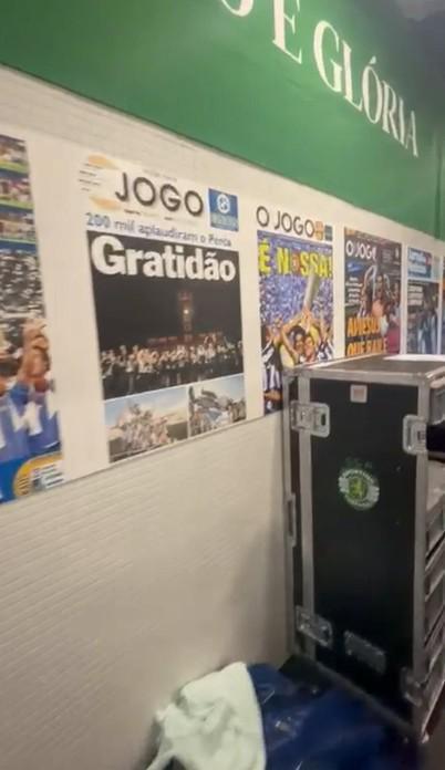 葡体不满波尔图在客队更衣室贴夺冠海报挑衅,波尔图:早就贴那了